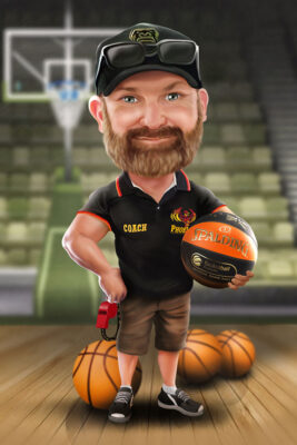 Basketball Caricature 23941