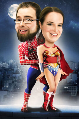 Superhero Caricature 22342