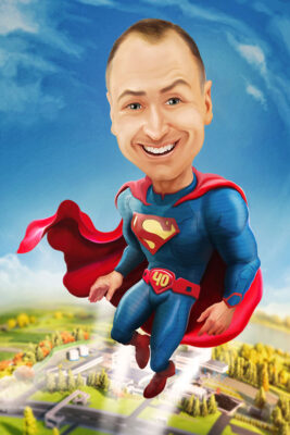Superhero Caricature 22898