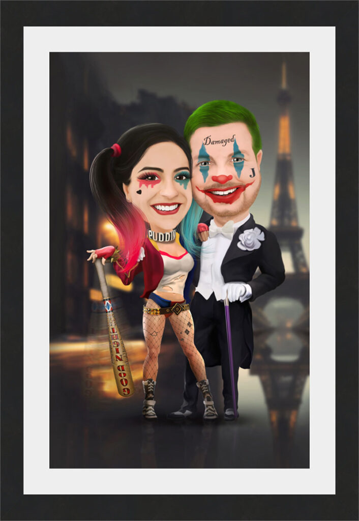 Framed Caricature